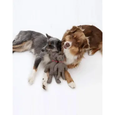 Peluche pour chien douce et élégante – Orsu greige