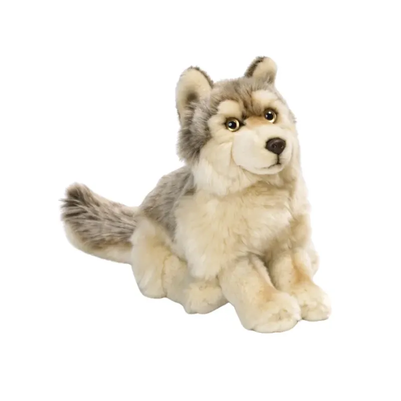 Peluche loup Bella - Doudou apaisant pour chien & chat - WWF