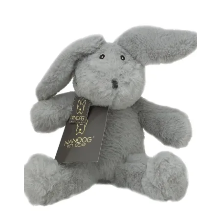 Peluche lapin gris pour chien – Nandog - Bella Concept Store Dog