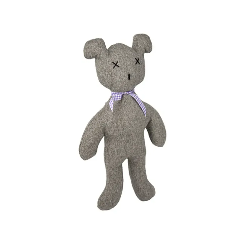 Peluche Ours pour Chien Orsu - Fait Mains Gris - Dogs in the City Peluche Ours pour Chien Orsu - Fait Mains Gris - Dogs in the City