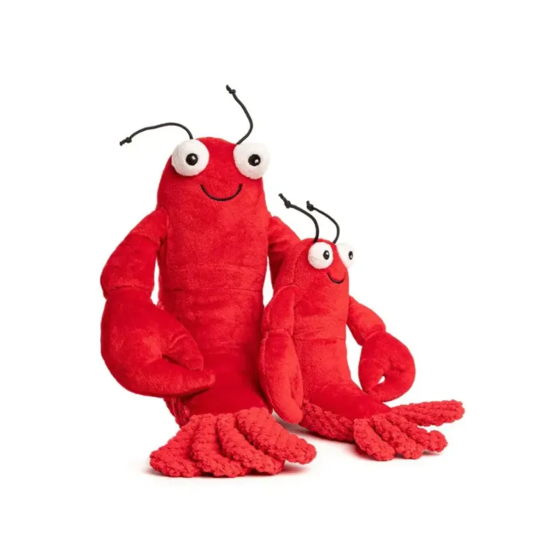 Peluche homard pour chien - Doudou qui rassure & occupe