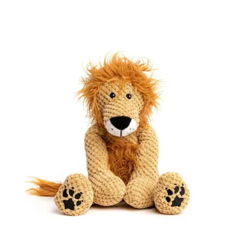 Peluche lion pour chien Fabdog – jouet couineur mignon