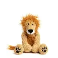 Peluche lion pour chien - Jouet couineur & réconfort - Fabdog