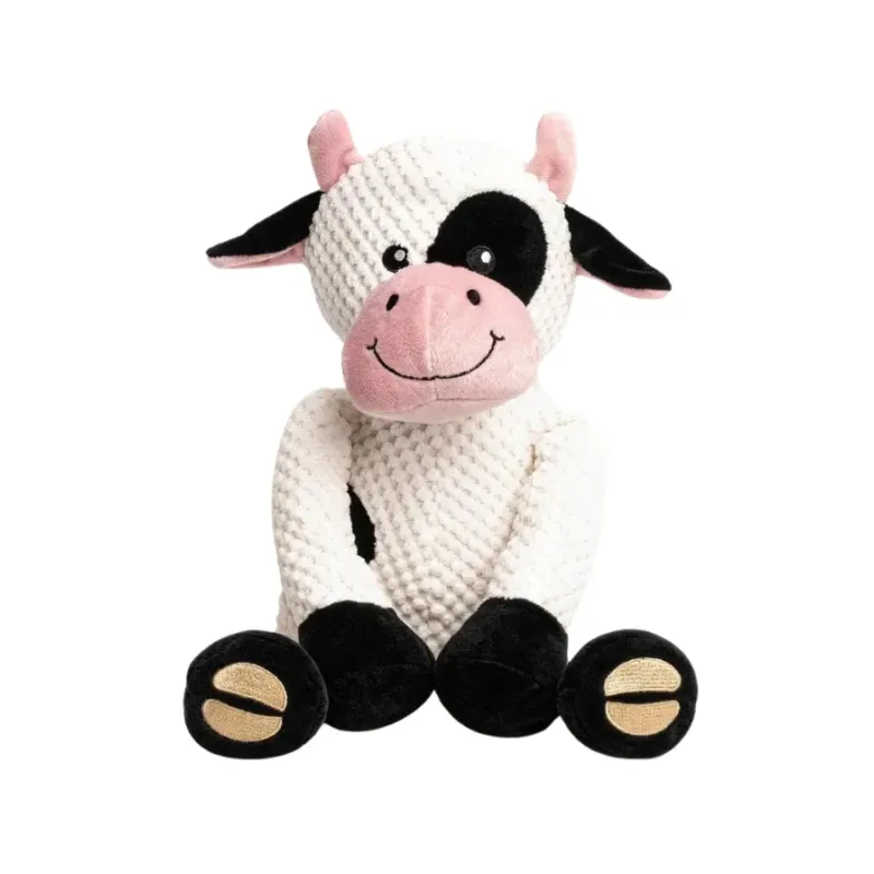 Peluche Vache pour Chien Prima - Rembourrée & Couineuse - Fabdog Peluche Vache pour Chien Prima - Rembourrée & Couineuse - Fabdog