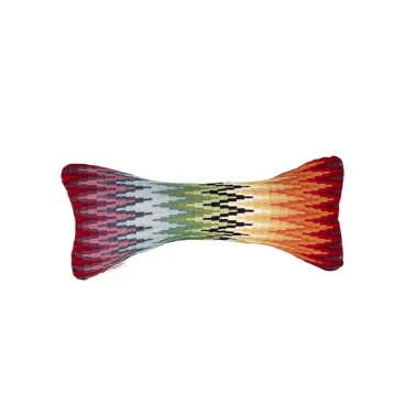 peluche pour chien os Melu jouet sans couineur en tissu coloré