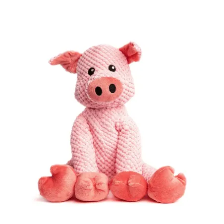 peluche cochon pour chien Fabdog jouet couineur rose