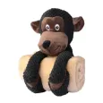 Peluche Singe 2-en-1 pour Chien avec Plaid Douillet - Doudou & Cocon Réconfortant Peluche Singe 2-en-1 pour Chien avec Plaid Douillet - Doudou & Cocon Réconfortant