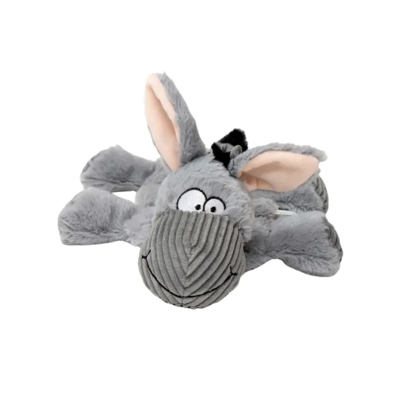 Doudou Peluche pour Chien - Lélu l'Âne Corse, Compagnon Authentique et Réconfortant