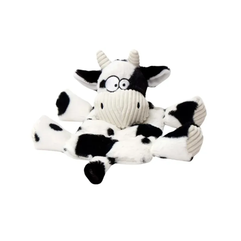 Doudou Vache Peluche Couineur pour Chiot & Chien - Ultra doux & Ludique