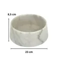 Gamelle pour Chien Marbre de Carrare Véritable - Élégance Italienne Unique Gamelle pour Chien Marbre de Carrare Véritable - Élégance Italienne Unique