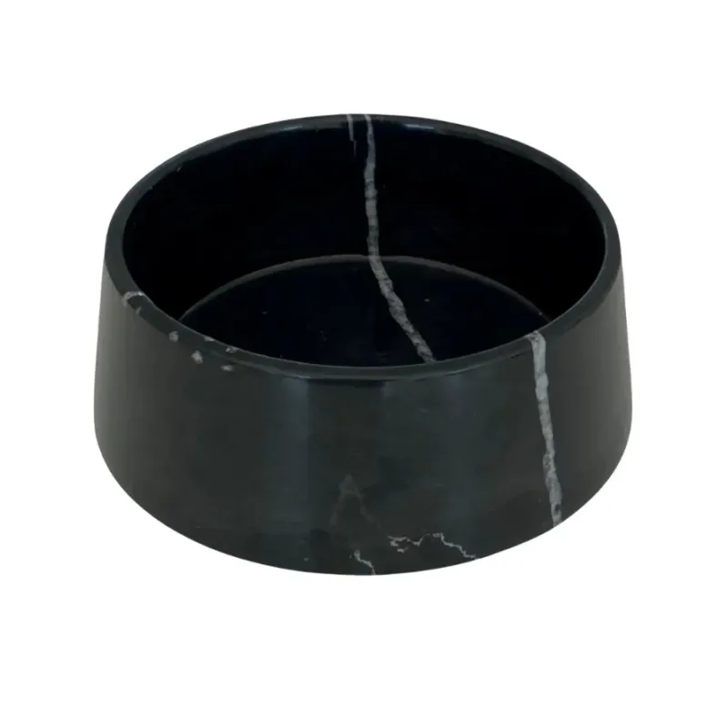 Gamelle en Marbre Noir pour Chien & Chat - Design Luxueux & Intemporel Gamelle en Marbre Noir pour Chien & Chat - Design Luxueux & Intemporel