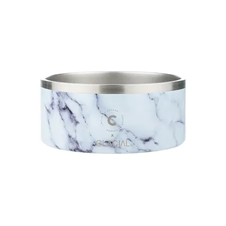 Gamelle chien design effet marbre de Carrare - Bella Concept Store Dog