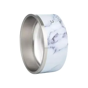 Bol marbre de Carrare & inox - Bella Concept Store Dog
