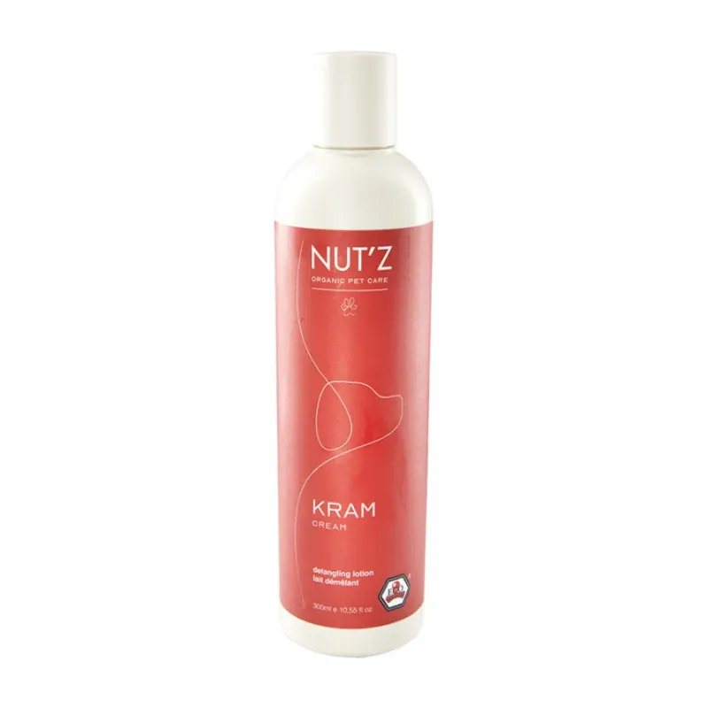 Lait Démêlant pour Chien Hydratant Naturel Kram Nut'z - Tous Types de Poils 300 ml Lait Démêlant pour Chien Hydratant Naturel Kram Nut'z - Tous Types de Poils 300 ml