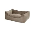 Panier pour Chien en Velours Côtelé Beige - Élégance & Confort Cocooning Panier pour Chien en Velours Côtelé Beige - Élégance & Confort Cocooning