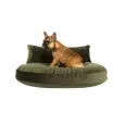 Coussin pour chien design Luna lounge Oxford olive - Laboni Coussin pour chien design Luna lounge Oxford olive - Laboni