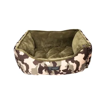 Panier pour chien camouflage - couchage douillet en tissu renforcé Bella Concept Store Dog