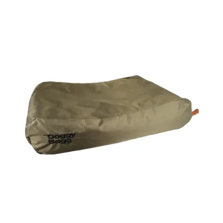 Coussin pour chien grand format DoggyBagg en tissu déperlant kaki - confort et résistance