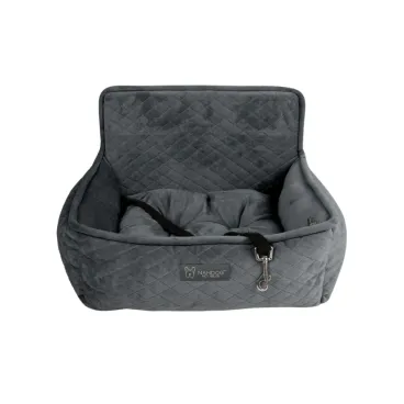 siège auto pour chien rembourré avec attache de sécurité intégrée