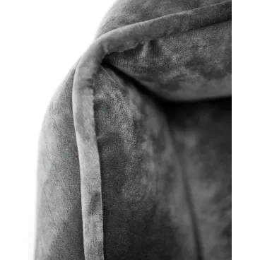 zoom texture velours du siège auto pour chien - finition haut de gamme