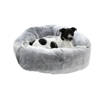 Panier rond Loop pour chien en velours doux - Édition limitée