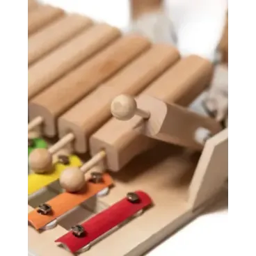 Chien découvrant le jeu interactif piano – Jouet d’enrichissement sensoriel