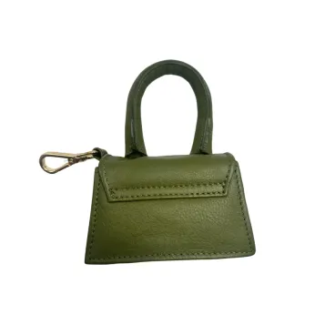 Sac The Dog Musthaves kaki – Vue de dos avec mousqueton laiton doré