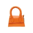 Sac à Friandises ou Sac à Crottes pour Chien - Cuir Véritable Orange Design Luxe Sac à Friandises ou Sac à Crottes pour Chien - Cuir Véritable Orange Design Luxe