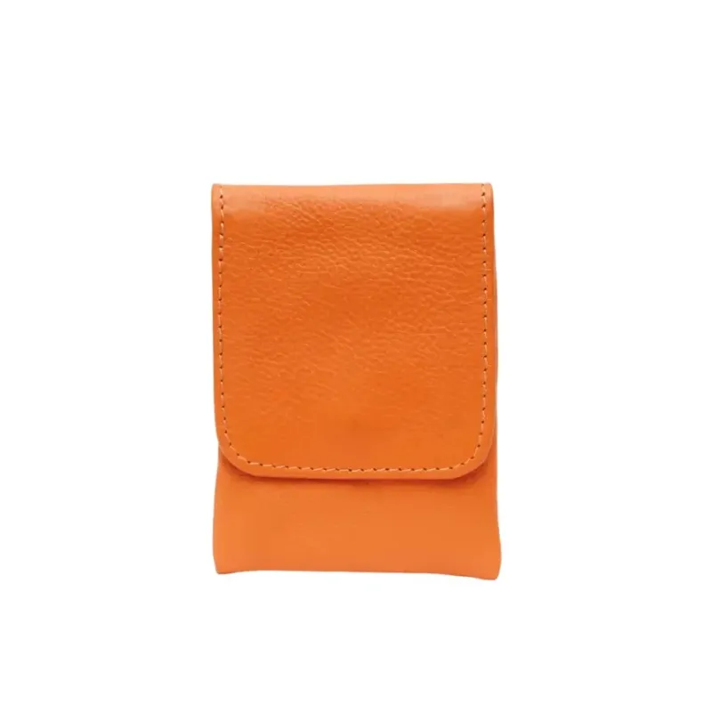 Sac à Friandises pour Chien en Cuir Véritable Orange - Chic & Élégant Sac à Friandises pour Chien en Cuir Véritable Orange - Chic & Élégant