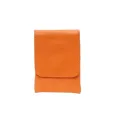 Sac à Friandises pour Chien en Cuir Véritable Orange - Chic & Élégant Sac à Friandises pour Chien en Cuir Véritable Orange - Chic & Élégant