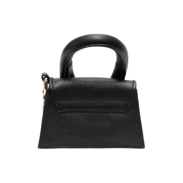 Vue de dos du Sac à crottes chic pour chien – format compact et poignée rigide