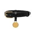 Collier pour Chien Luxe en Cuir Tressé Noir - Élégance Intemporelle Collier pour Chien Luxe en Cuir Tressé Noir - Élégance Intemporelle