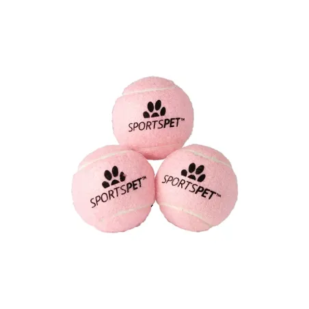balle de tennis rose pour chien SPORTSPET - Bella Concept Store Dog