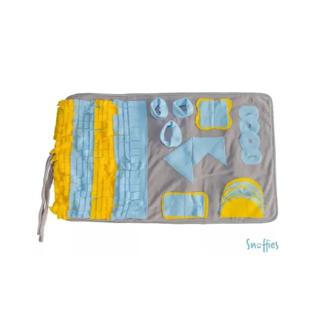 Tapis de fouille Snuffies 100×65 cm avec poches et textures variées