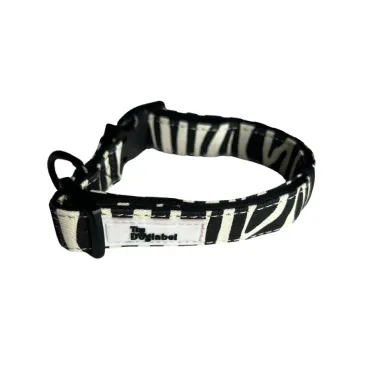 Ensemble Zèbre pour Chien - Collier, Laisse, Sac à Crottes Assortis - Élégance & Style