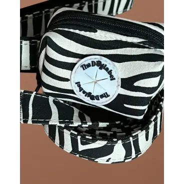 Porte-sac à crottes zèbre assorti – élégant et pratique