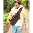 Sac bandoulière Teddy Kaki pour Chien – Confort, chaleur & liberté