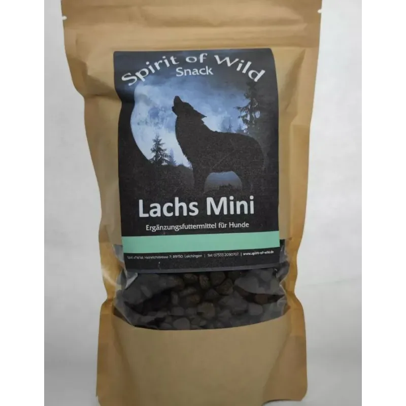 Friandises Naturelle pour Chien au Saumon Écossais - Sans Céréales - Spirit of Wild - 500 g