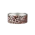 Gamelle Léopard Inox pour Chien & Chat - Élégance Féline & Confort Quotidien