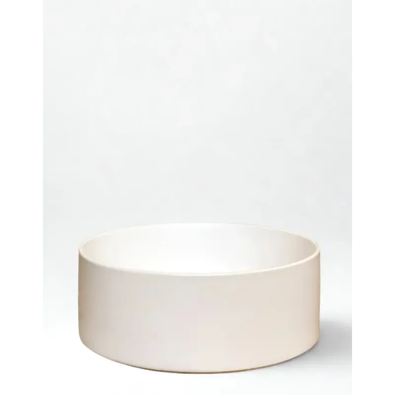 Gamelle en Céramique Blanche – Minimalisme & Hygiène pour Chien