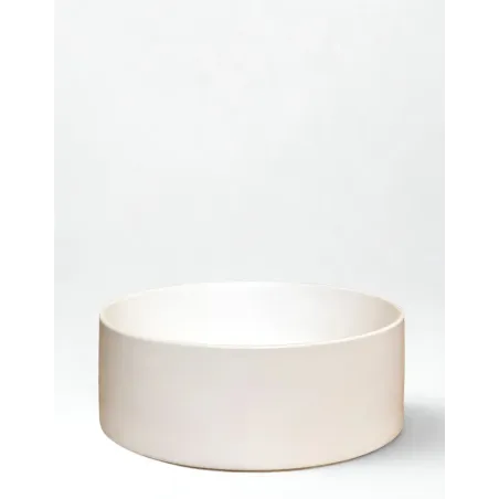 Gamelle Blanche Céramique design pour chien - Minimalisme pour chien