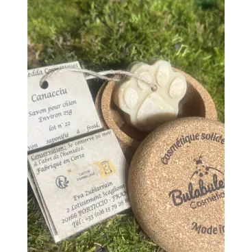 ensemble savon canacciu et boîte liège