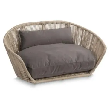 Lit pour chien vogue Oxford stone LABONI design haut de gamme
