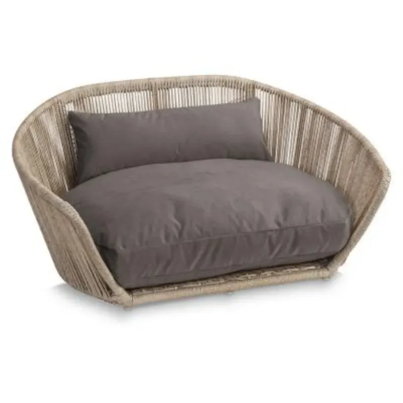 Lit pour chien Vogue Oxford stone - LABONI