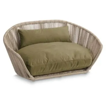 Canapé pour chien LABONI Vogue Design – coloris olive