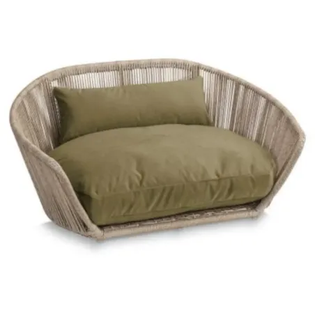 Canapé pour chien LABONI Vogue Design – coloris olive