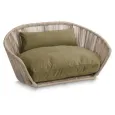 Lit pour chien Vogue Oxford olive - LABONI