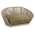 Lit pour chien Vogue Oxford olive - LABONI