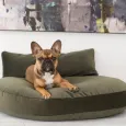 Lit pour chien Luna lounge Oxford Olive - LABONI Lit pour chien Luna lounge Oxford Olive - LABONI