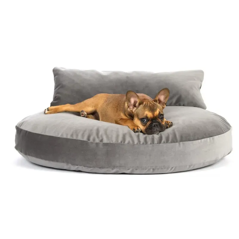 Lit pour chien Luna lounge Oxford Grey - LABONI Lit pour chien Luna lounge Oxford Grey - LABONI